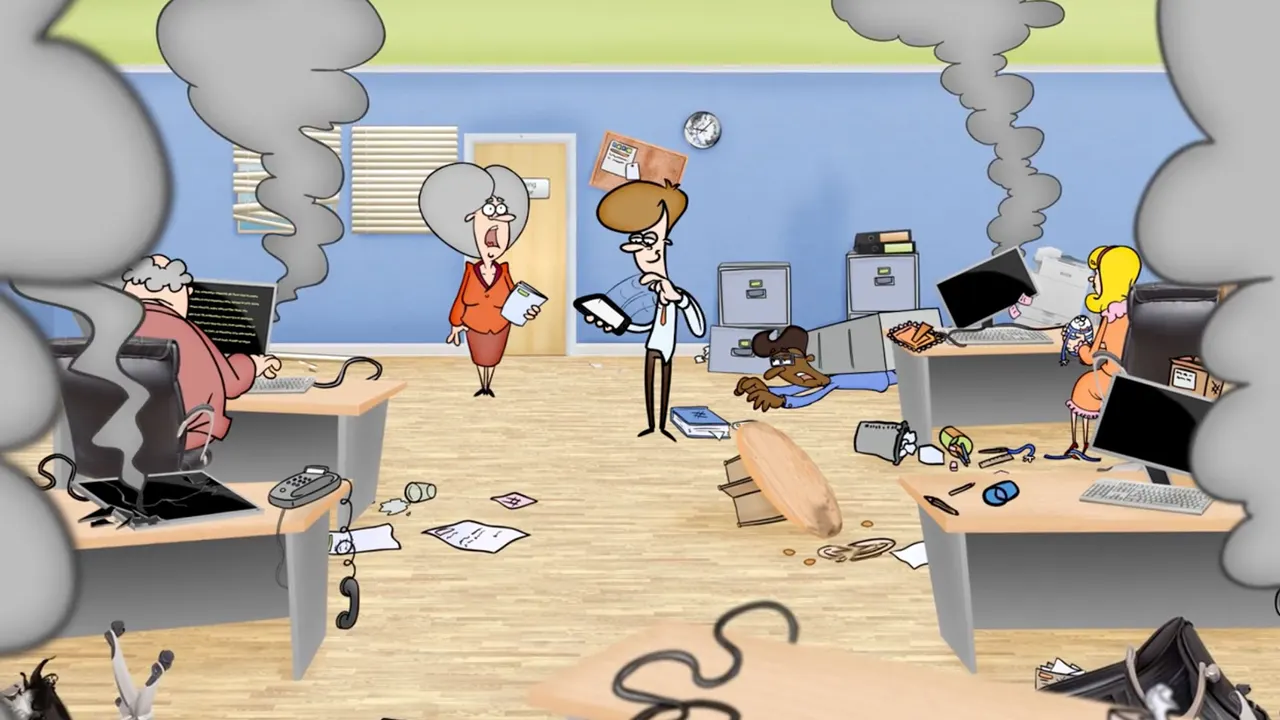 Office Mayhem project visual